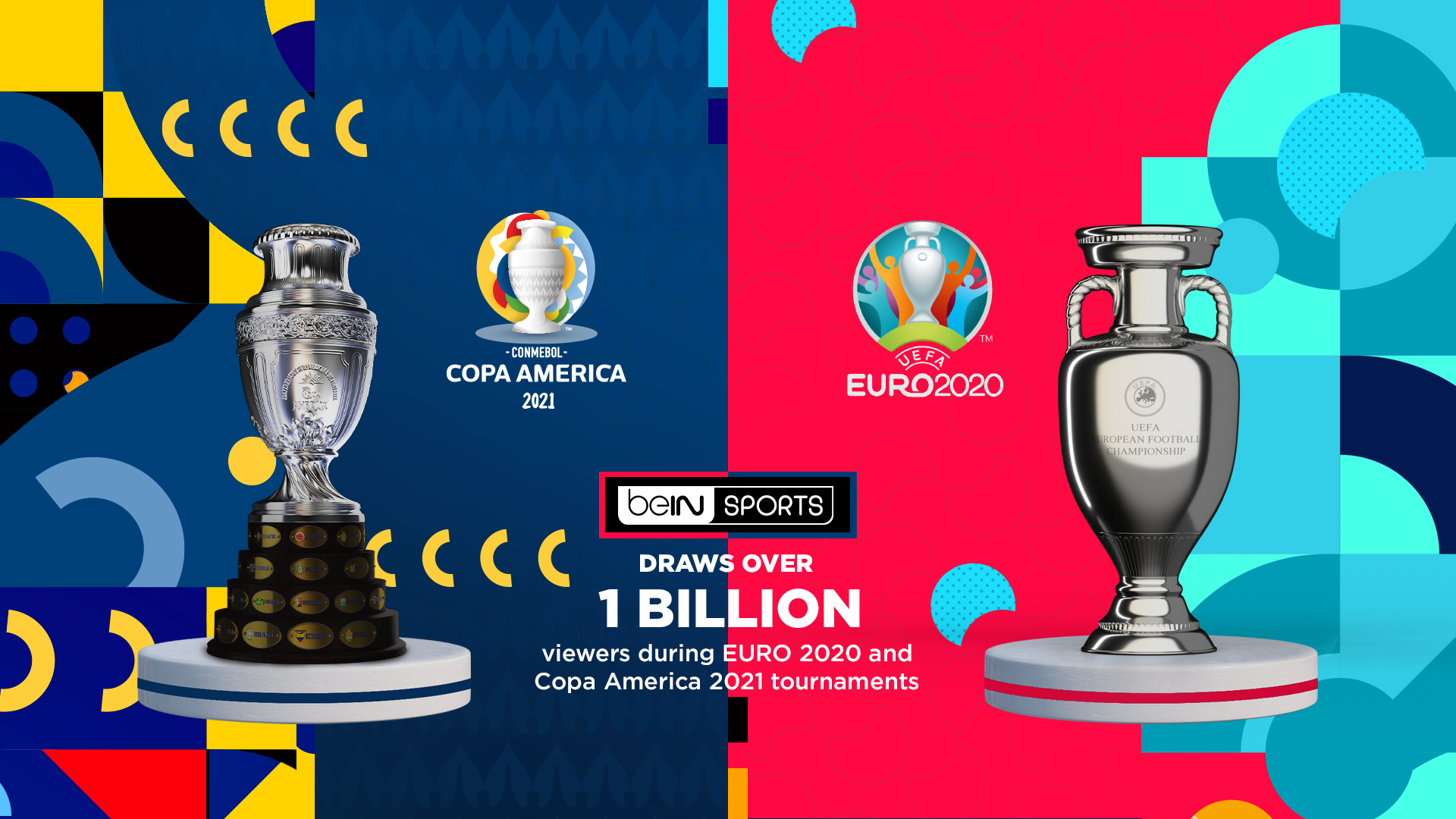 UEFA EURO 2020 and COPA America 2021 watched by 1bn+ on beIN Sports