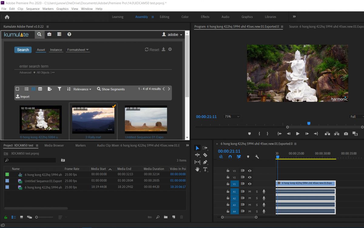 Masstech launches Adobe Premiere Pro panel for Kumulate - Digital ...