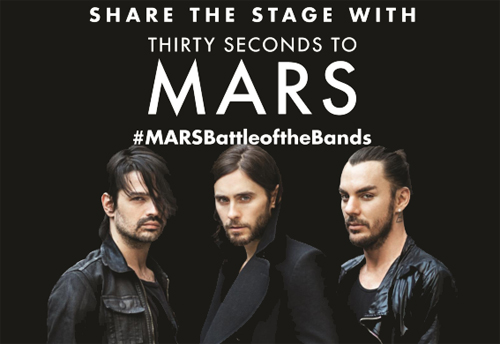 Share the stage with Thirty seconds to Mars - Digital Studio Middle East