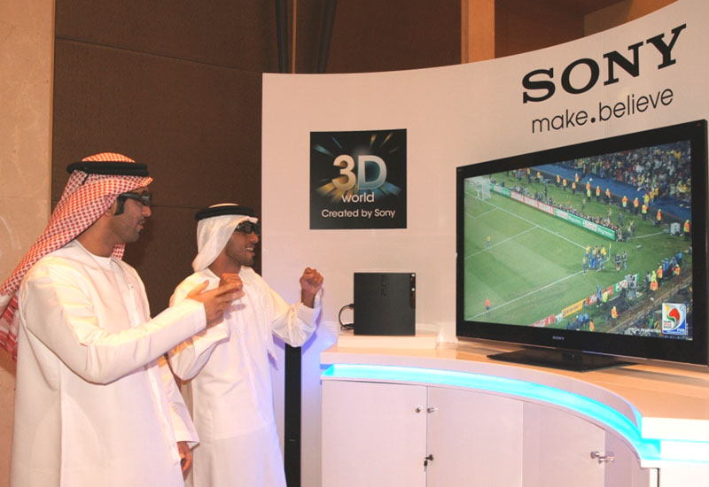 Sony previews 3D technology range in Dubai Digital Studio Middle East