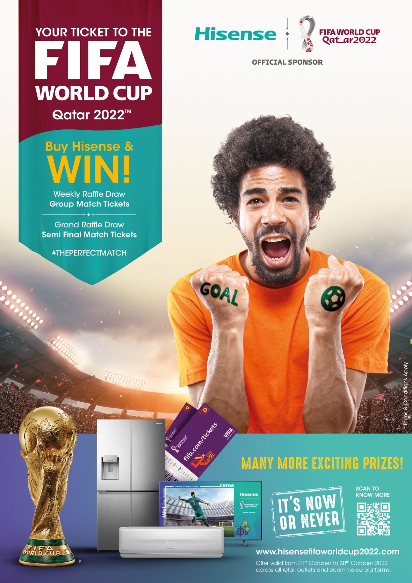 FIFA+ and Hisense to engage fans throughout the FIFA World Cup Qatar 2022™  with launch of FIFA World Cup Daily, by Hisense - Hisense UK