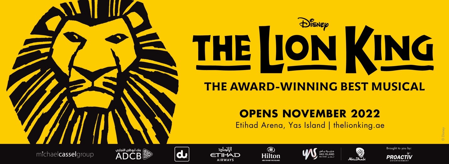 The Lion King marks Abu Dhabi arrival with Rafiki performance 'Circle ...